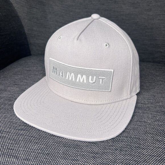 Mammut Massone Cap Hat Size S/M  Alloy Alloy Gray Fleece Hiking Climbing - Picture 1 of 12